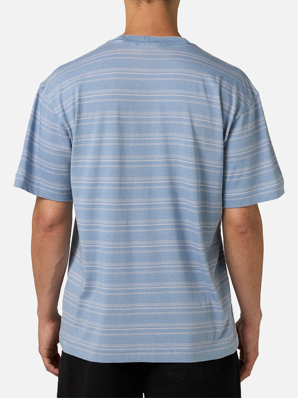 CARHARTT WIP, S/S Brodine T-Shirt - Blue, T-SHIRT, shopi go'da!