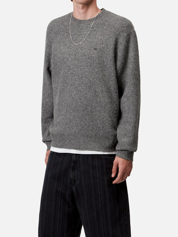 CARHARTT WIP - KAZAK - Curtis Sweater - Tangled Graphite - shopi go'da!.