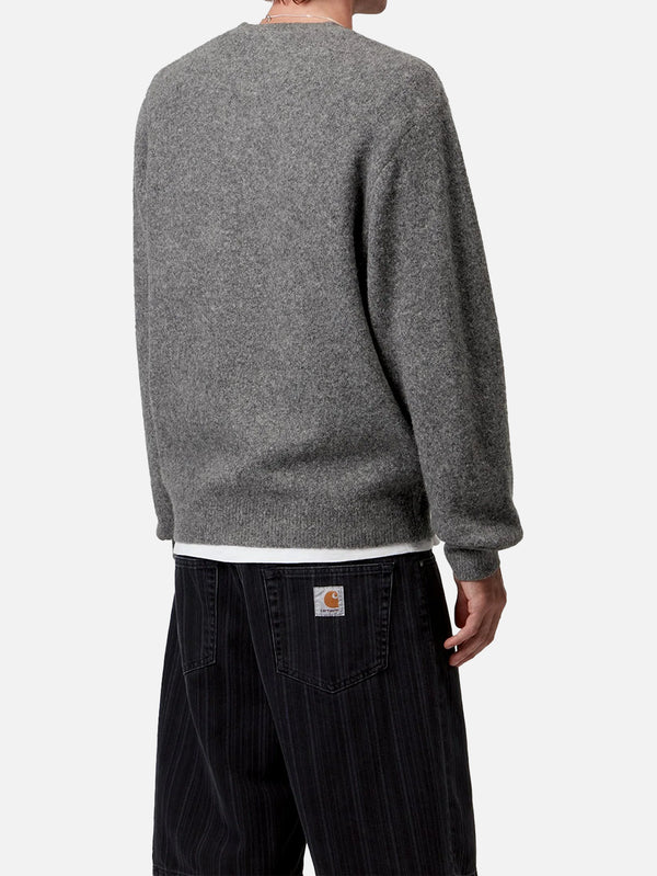 CARHARTT WIP - KAZAK - Curtis Sweater - Tangled Graphite - shopi go'da!.