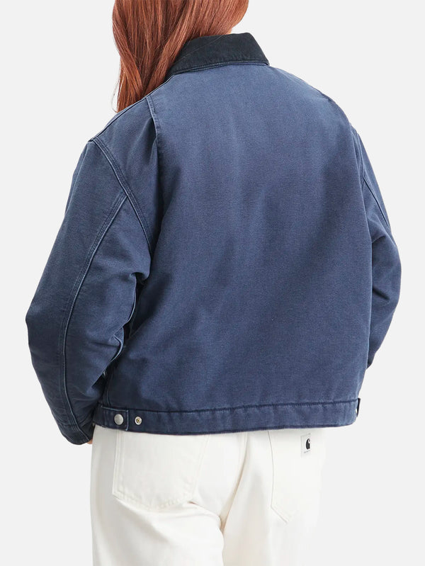 CARHARTT WIP, W' OG Detroit Jacket - Dark Navy/Black Stone Canva, CEKET, shopi go'da!