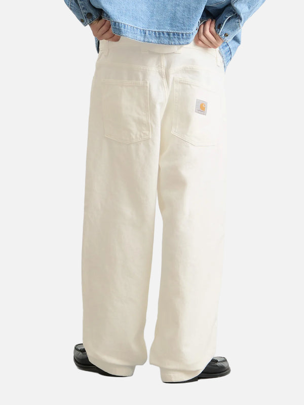CARHARTT WIP, Brandon Pant - White Rinsed, PANTOLON, shopi go'da!