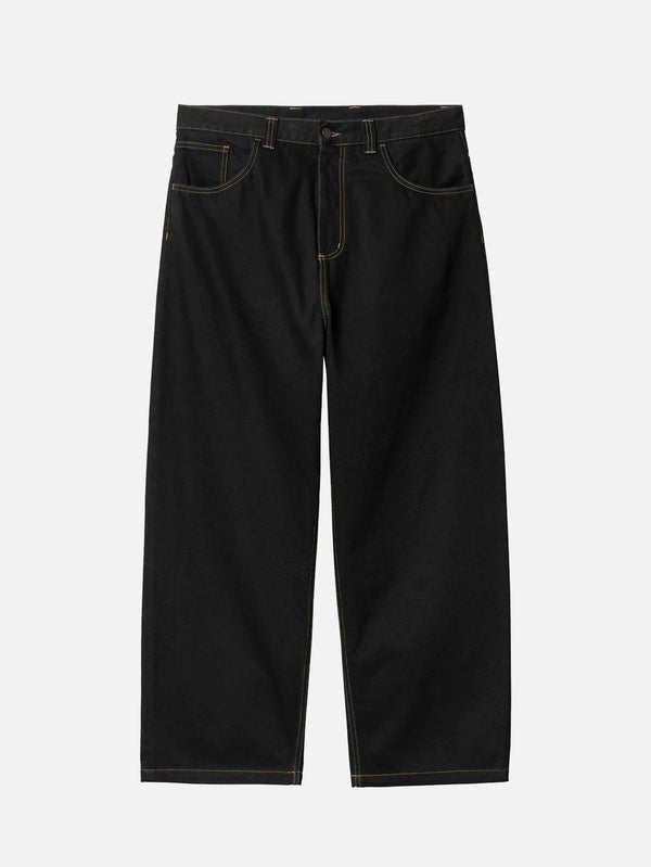 CARHARTT WIP - PANTOLON - Brandon Pant - Black Rinsed - shopi go'da!.