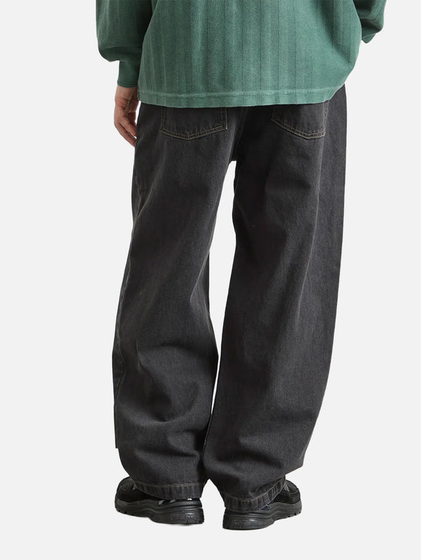 CARHARTT WIP, Brandon Pant - Black Stone Washed, PANTOLON, shopi go'da!