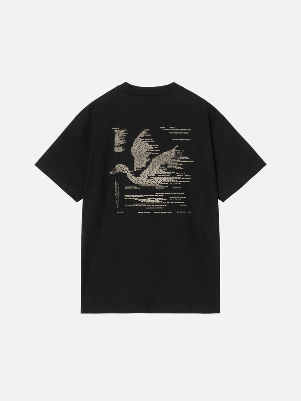 CARHARTT WIP - T-SHIRT - S/S Punched T-Shirt - Black - shopi go'da!.