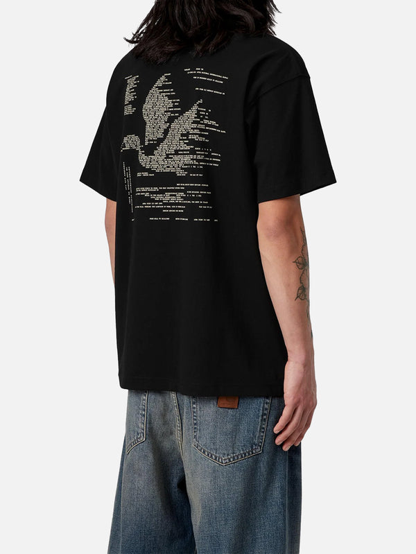 CARHARTT WIP - T-SHIRT - S/S Punched T-Shirt - Black - shopi go'da!.