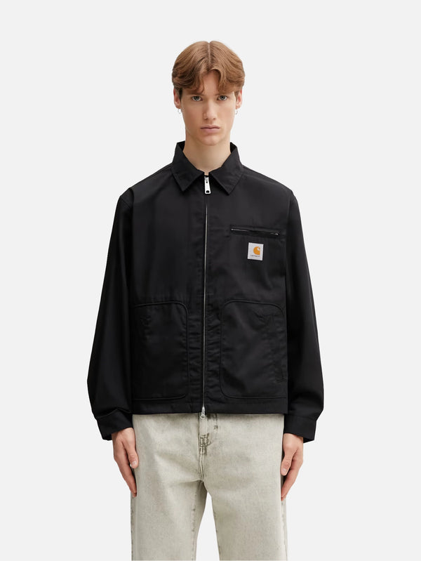 CARHARTT WIP, Postal Jacket - Black, CEKET, shopi go'da!