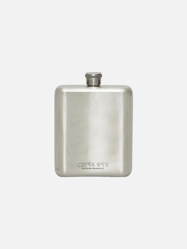 CARHARTT WIP, Clover Flask - Silver, MATARA, shopi go'da!