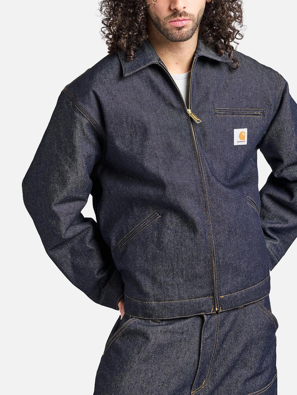CARHARTT WIP, OG Detroit Jacket - Blue Rigid, CEKET, shopi go'da!