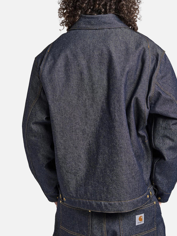 CARHARTT WIP, OG Detroit Jacket - Blue Rigid, CEKET, shopi go'da!
