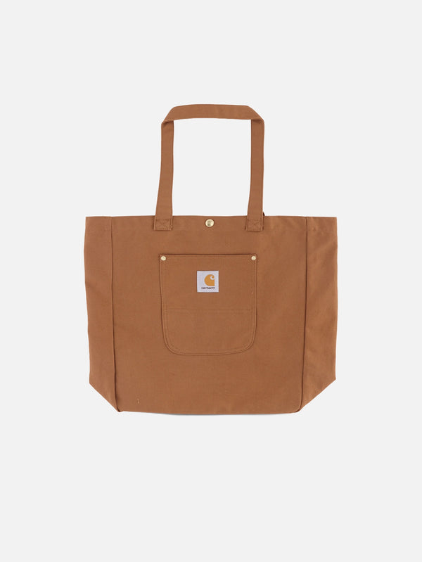 CARHARTT WIP, Bay Tote - Hamilton Brown Rigid, ÇANTA, shopi go'da!
