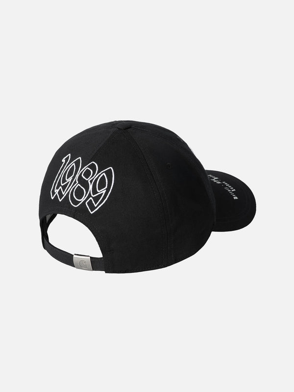 CARHARTT WIP, World Tour Cap - Black/White, ŞAPKA, shopi go'da!