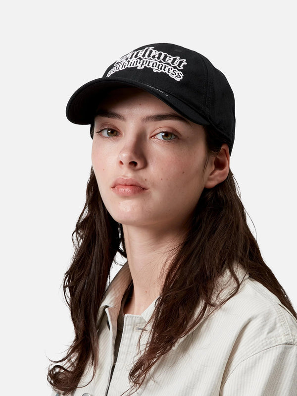CARHARTT WIP, World Tour Cap - Black/White, ŞAPKA, shopi go'da!