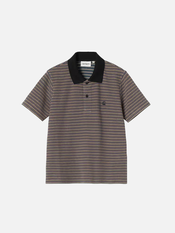 CARHARTT WIP, W' S/S Dion Polo - Dion Stripe Lily, T-SHIRT, shopi go'da!