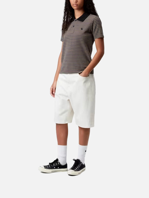 CARHARTT WIP, W' S/S Dion Polo - Dion Stripe Lily, T-SHIRT, shopi go'da!