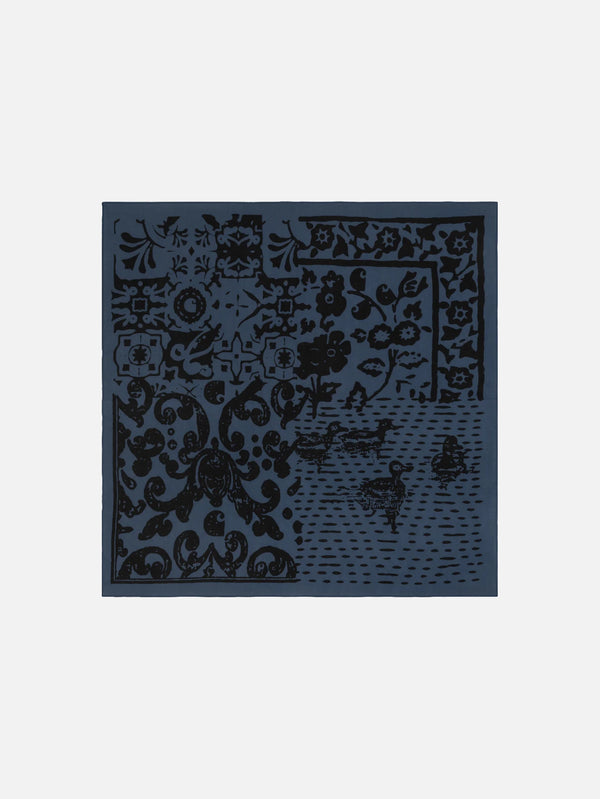 CARHARTT WIP, Vestige Bandana - Blue/Black, BANDANA, shopi go'da!