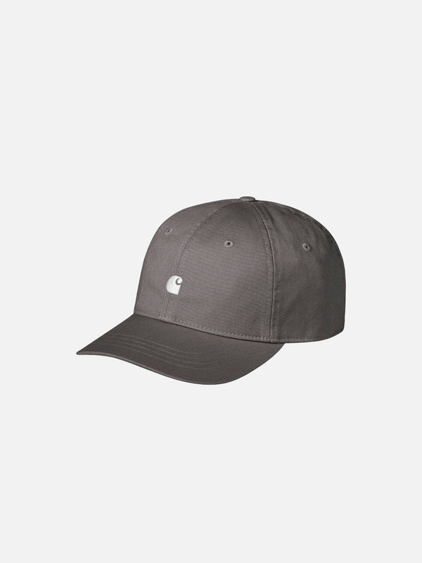 CARHARTT WIP - ŞAPKA - Madison Logo Cap - Porphyry/White - shopi go'da!.