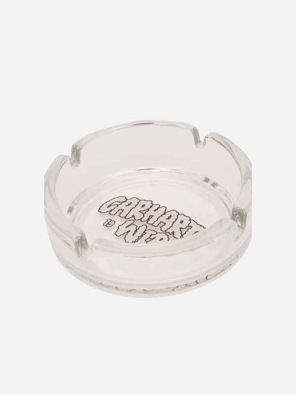 CARHARTT WIP, Cloud Script Ashtray - Clear, KÜLLÜK, shopi go'da!