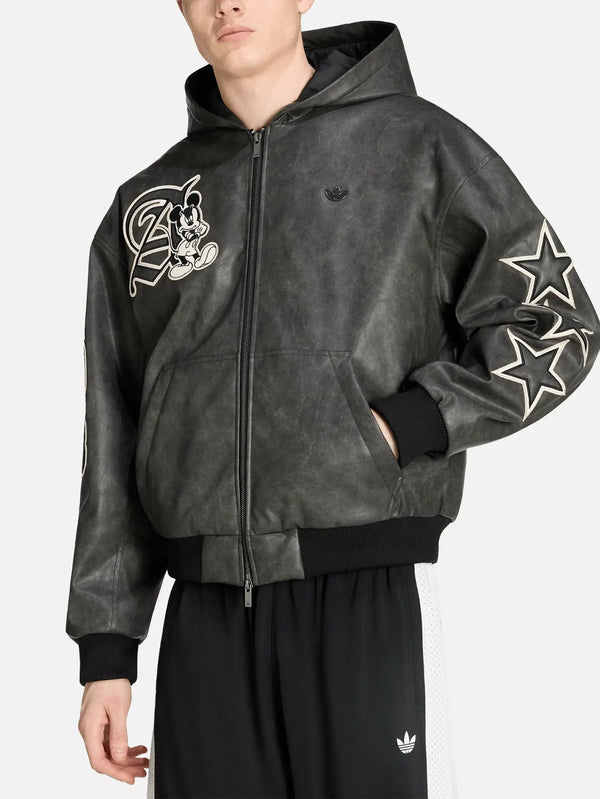 ADIDAS ORIGINALS Disney Mickey Mouse x adidas Jacket – siyah, önden görünüm