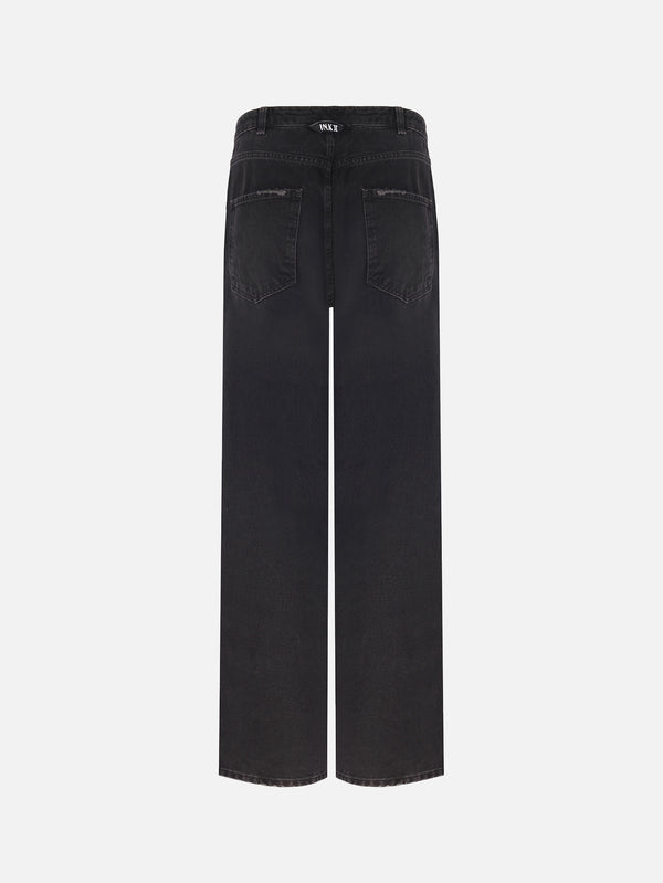 IN.K II - PANTOLON - Baggy Fit Jeans - Black - shopi go'da!.
