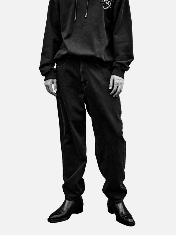 IN.K II - PANTOLON - Baggy Fit Jeans - Black - shopi go'da!.