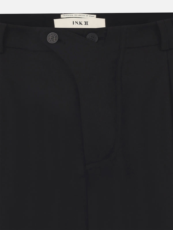 IN.K II - PANTOLON - Asym Trouser - Black - shopi go'da!.