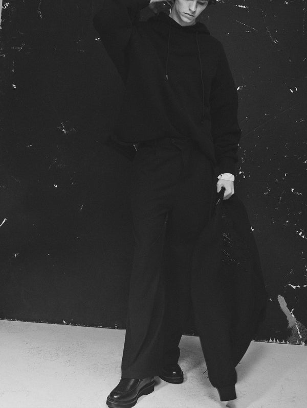 IN.K II - PANTOLON - Asym Trouser - Black - shopi go'da!.