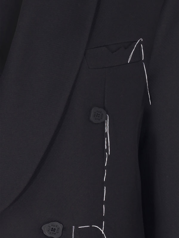 IN.K II - CEKET - Handstitched Blazer  - Black - shopi go'da!.