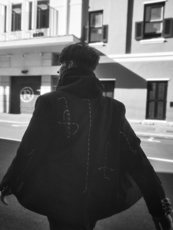 IN.K II - CEKET - Handstitched Blazer  - Black - shopi go'da!.