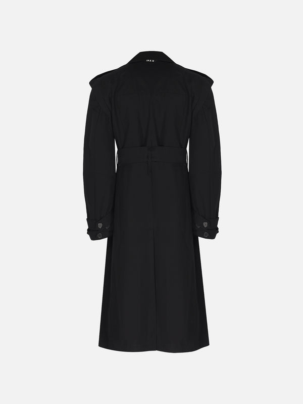 IN.K II - TRENCHCOAT - Convertible Trenchcoat  - Black - shopi go'da!.