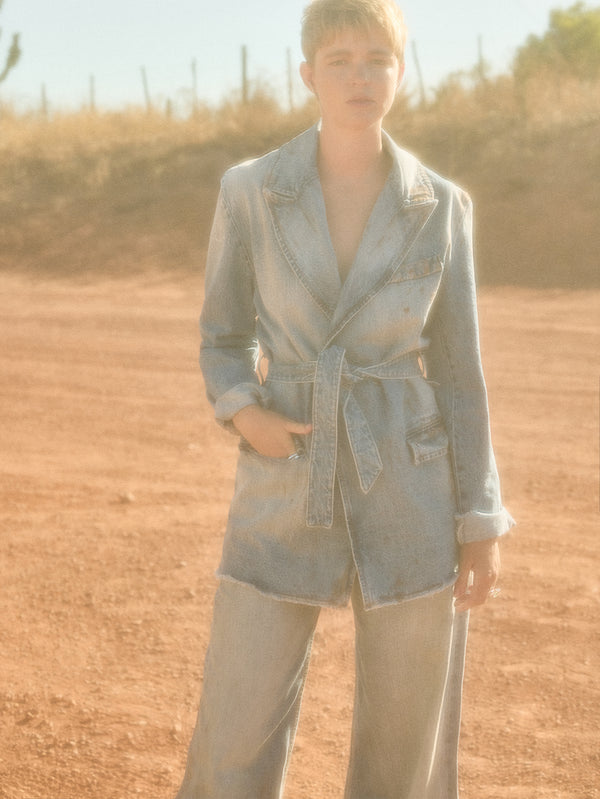 IN.K II - PANTOLON - Authentic Women Wideleg Jean - Ember Indigo - shopi go'da!.