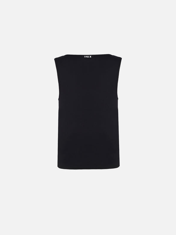 IN.K II - ATLET - Basic Tank Top - Black - shopi go'da!.