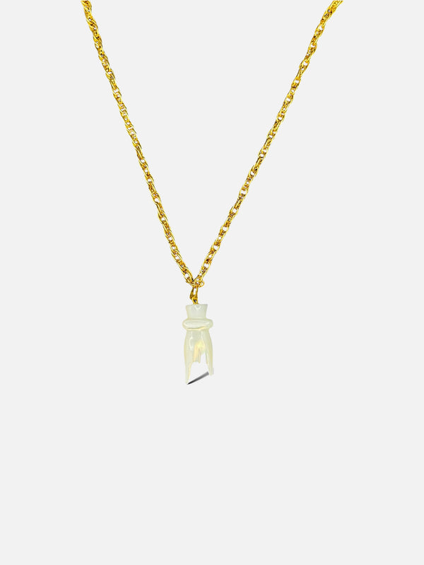 NES VINTAGE, İtalyan Mano Cornuto Uçlu Vintage Altın Kaplama Mine İşi Kolye, KOLYE, shopi go'da!