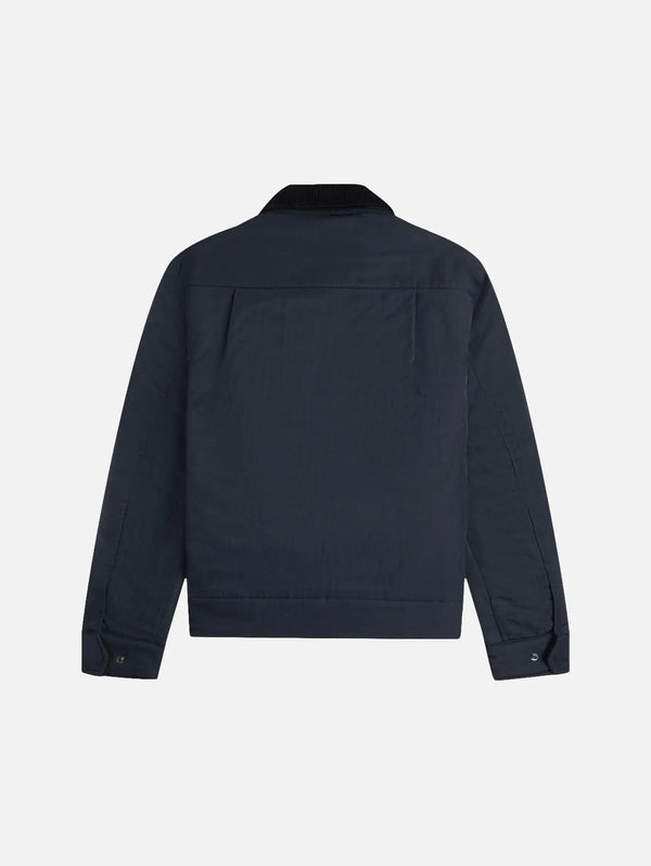 FRED PERRY Nylon Caban Jacket - Navy, arka görünüm