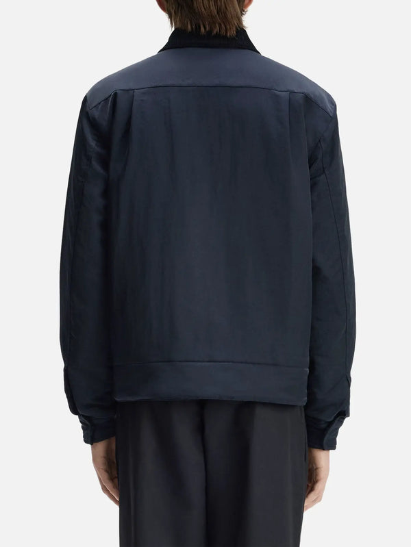 FRED PERRY Nylon Caban Jacket – navy, arkadan görünüm
