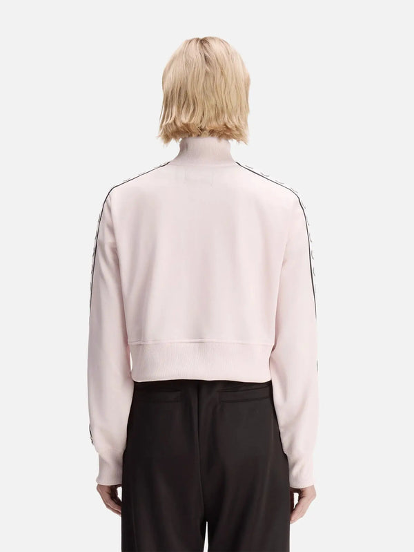 FRED PERRY Cropped Taped Track Jacket - Iced Pink – Iced Pink, arka görünüm