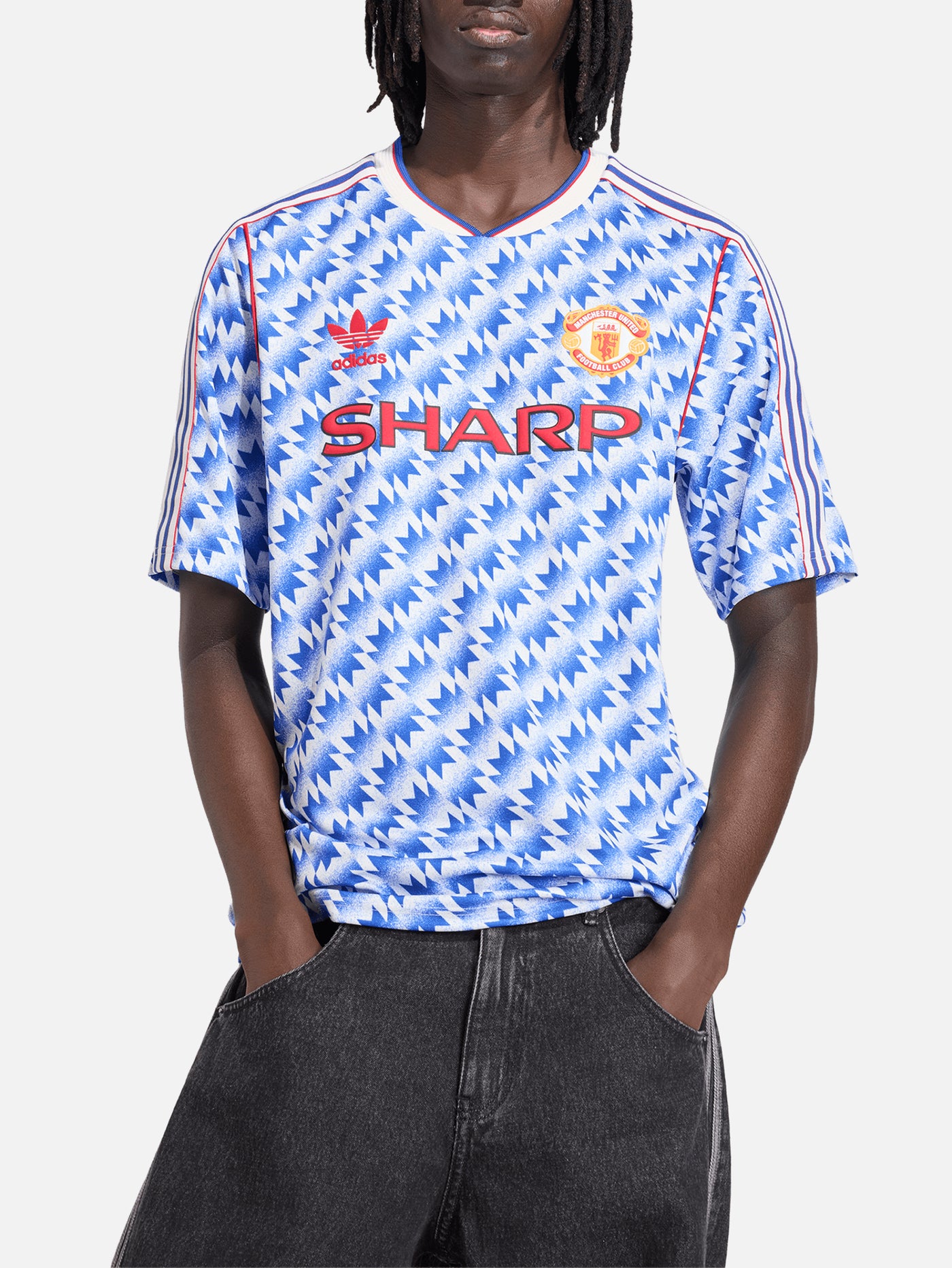 ADIDAS ORIGINALS Manchester United 90 Away Jersey - Multicolor