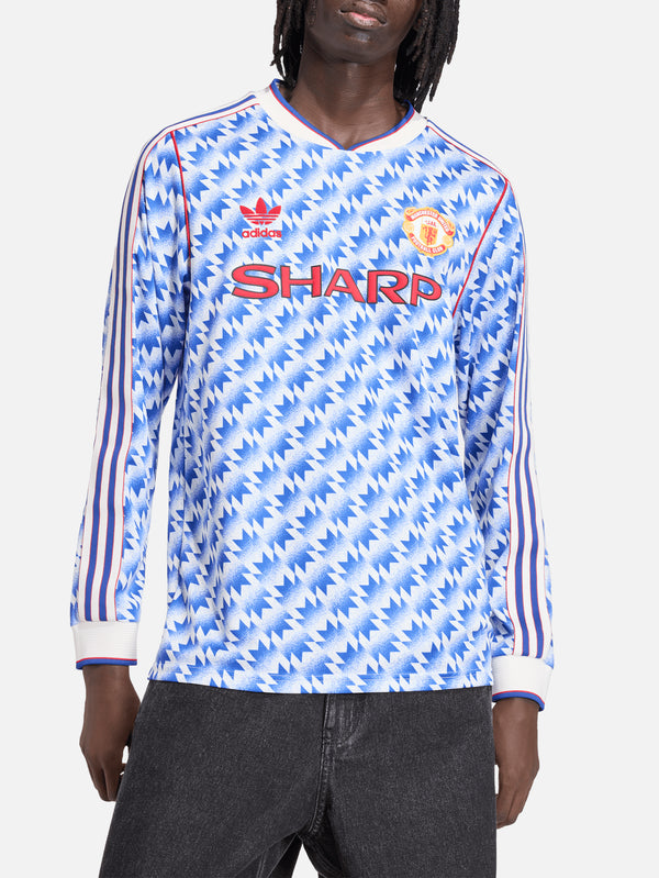 ADIDAS ORIGINALS, Manchester United 90 Away Longsleeve Jersey - Multicolor, FORMA, shopi go'da!