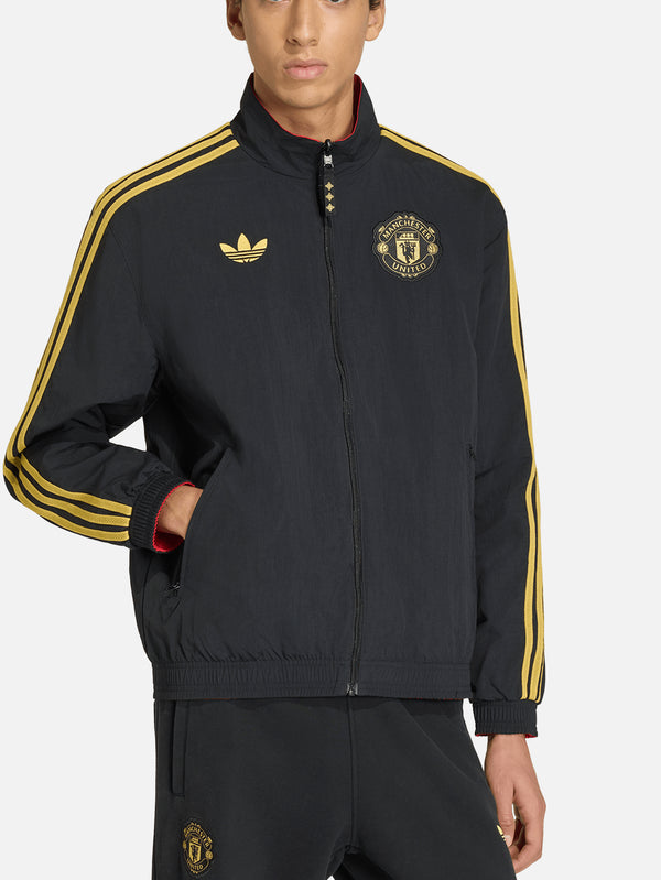 Manchester United Cultural Story Reversible Jacket - Black/Better Scarlet