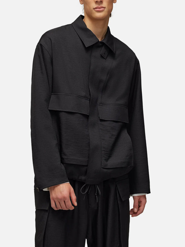 Y-3, Y-3 Sport Uniform Coach Jacket - Black, CEKET, shopi go'da!