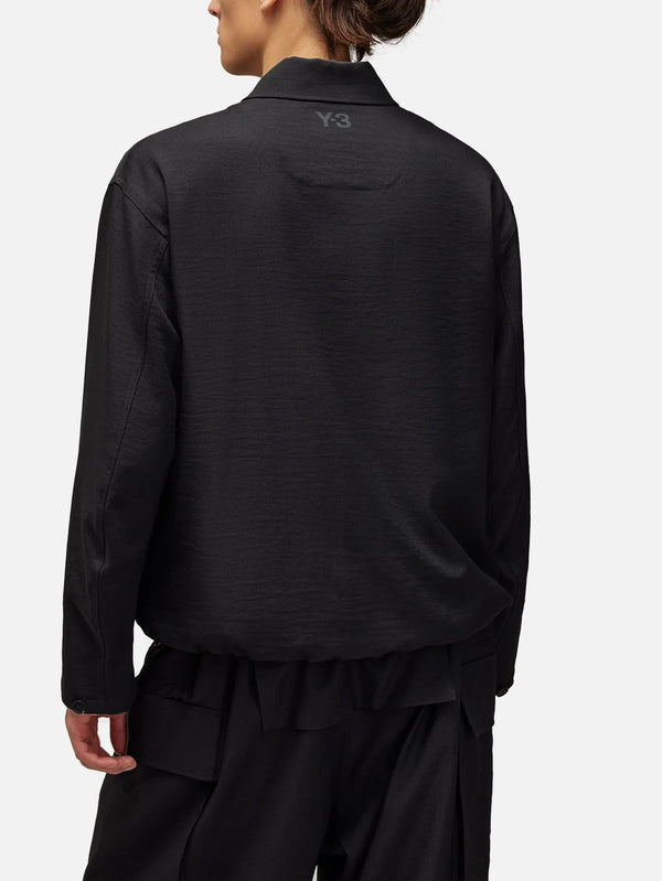 Y-3, Y-3 Sport Uniform Coach Jacket - Black, CEKET, shopi go'da!