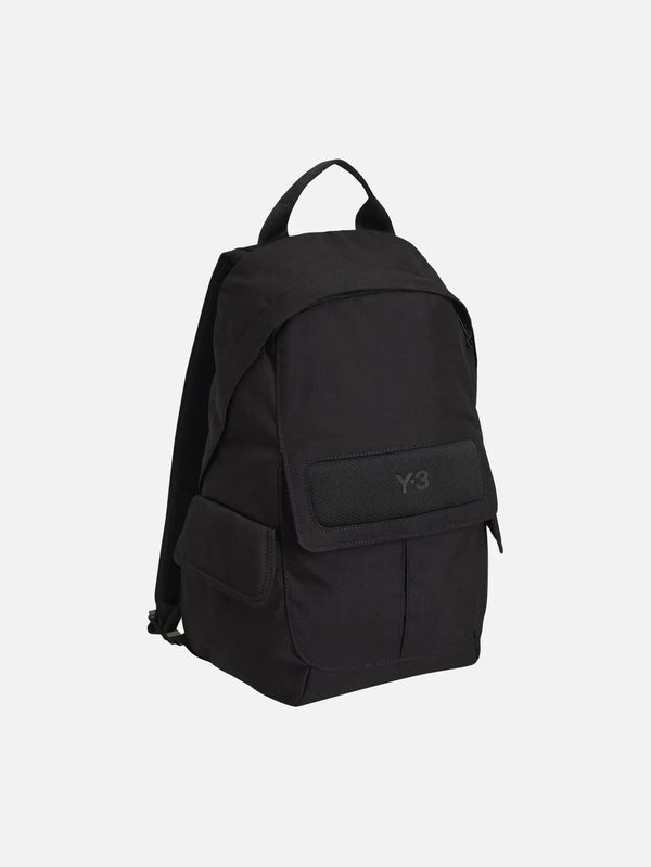 Y-3 Backpack Small - Black – siyah, önden görünüm