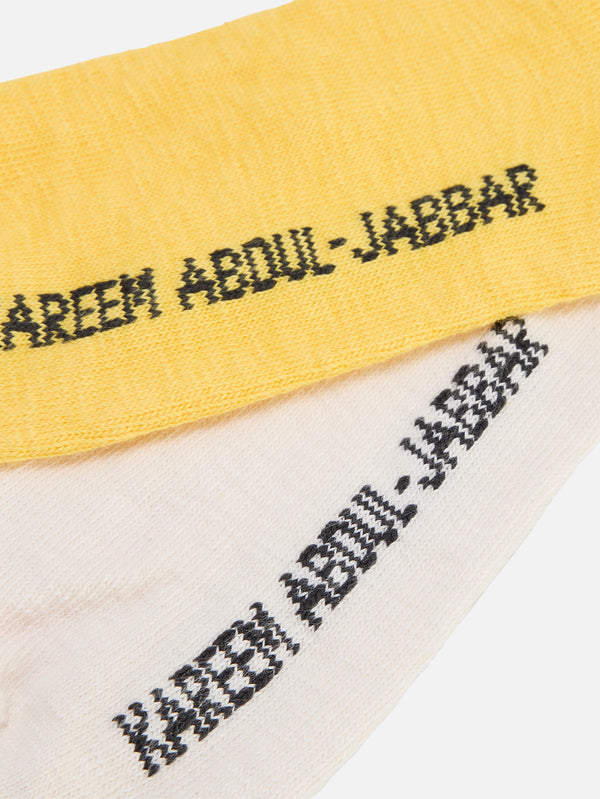 ADIDAS ORIGINALS, Wales Bonner x adidas Sock - Core White/Yellow, ÇORAP, shopi go'da!