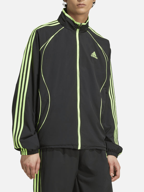 ADIDAS ORIGINALS, Teamgeist Adicolor Track Top - Black/Signal Green, EŞOFMAN ÜSTÜ, shopi go'da!