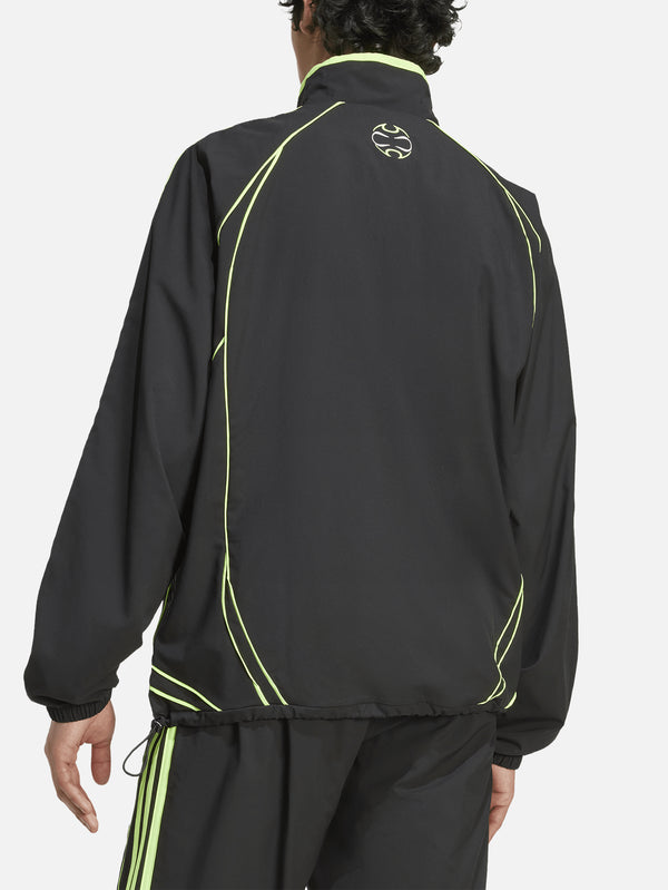 ADIDAS ORIGINALS, Teamgeist Adicolor Track Top - Black/Signal Green, EŞOFMAN ÜSTÜ, shopi go'da!