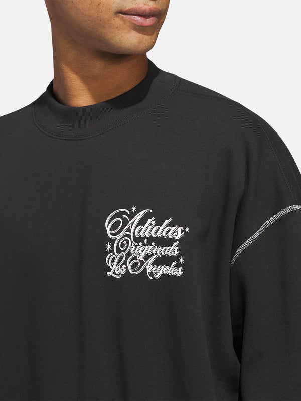 ADIDAS ORIGINALS, OG LA x adidas Crewneck - Black, SWEATSHIRT, shopi go'da!
