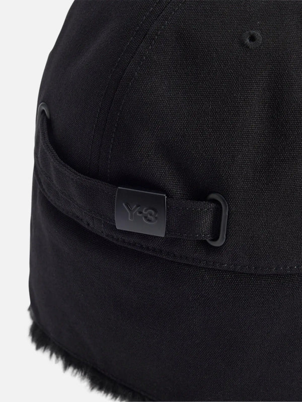 Y-3 Y-3 Winter Cap - Black – siyah, yandan görünüm
