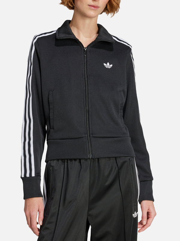 ADIDAS ORIGINALS, Firebird Adicolor Knit Track Top - Black/White, EŞOFMAN ÜSTÜ, shopi go'da!
