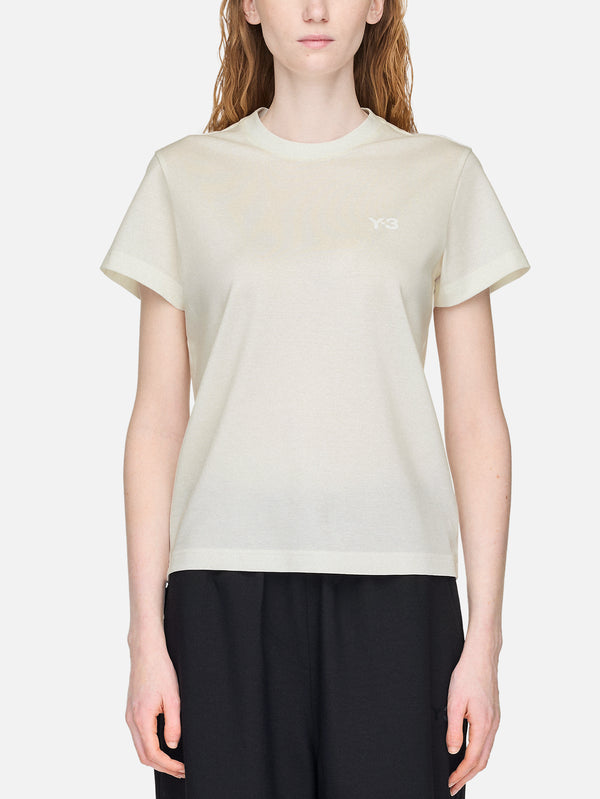 Y-3, Y-3 Premium Short Sleeve Tee - Core White, T-SHIRT, shopi go'da!