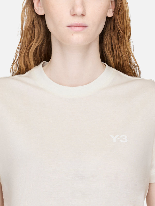 Y-3, Y-3 Premium Short Sleeve Tee - Core White, T-SHIRT, shopi go'da!