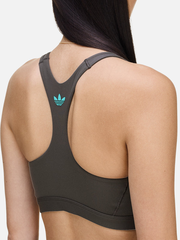 ADIDAS ORIGINALS, Sporty & Rich x adidas Bralette - Carbon, BRALETTE, shopi go'da!